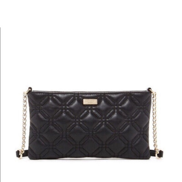 KATE SPADE ASTOR COURT PRESLEY QUILTED LEATHER CROSSBODY BAG, BLACK - Picture 4 of 12